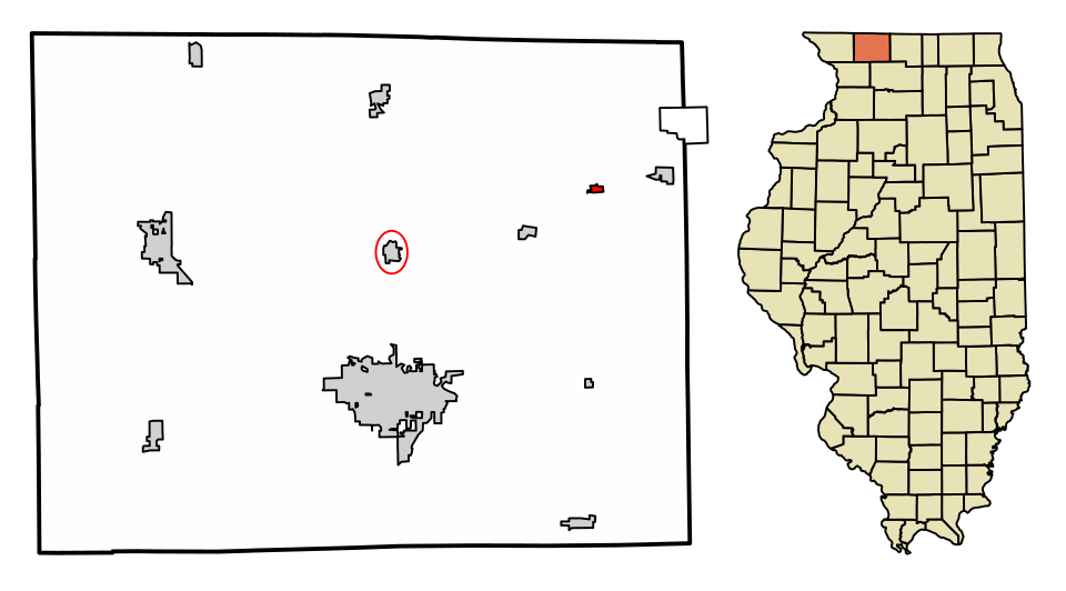 Locator map of Rock