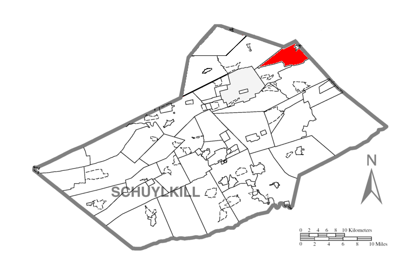 Locator map of Kline