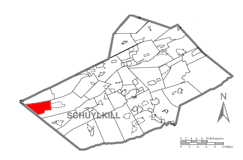 Locator map of Hubley