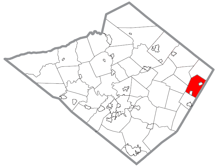 Locator map of Washington