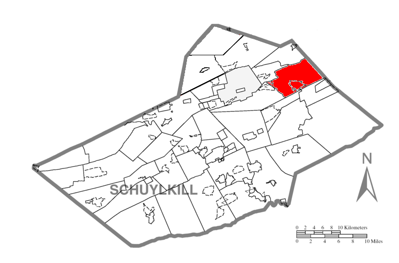 Locator map of Rush