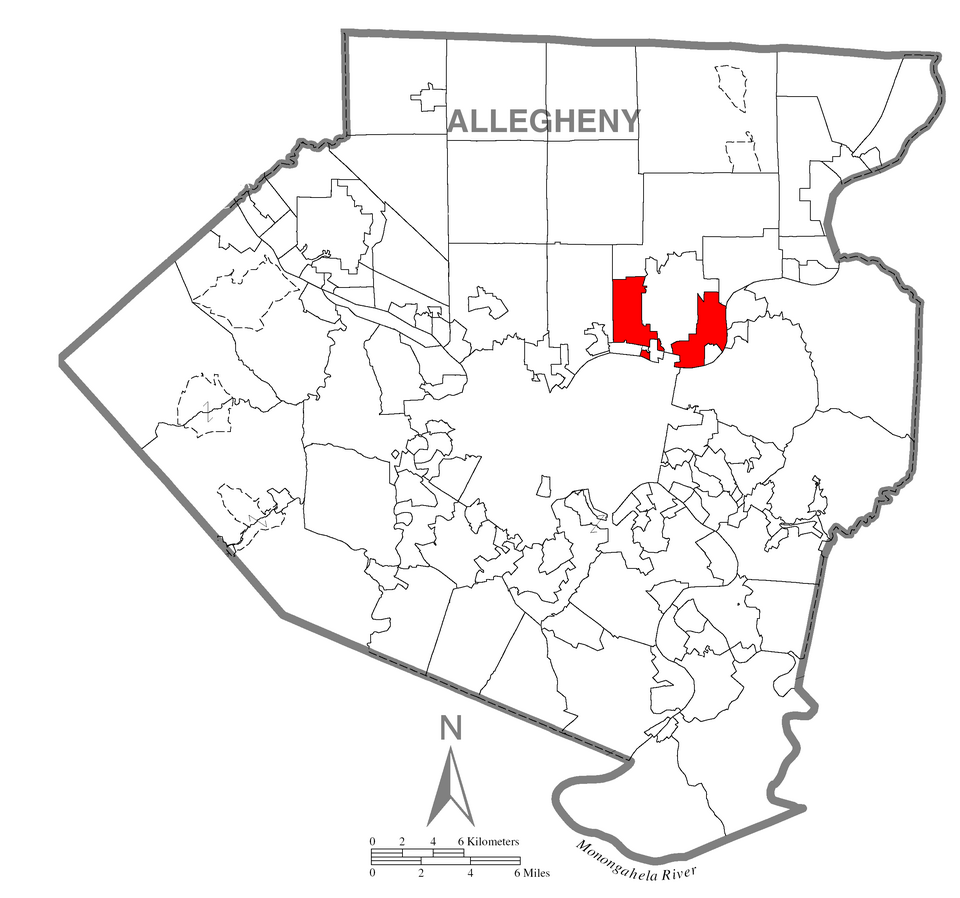 Locator map of O'Hara