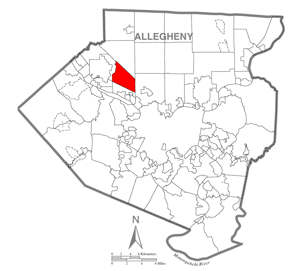 Locator map of Ohio