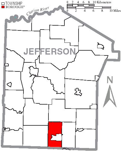 Locator map of Young