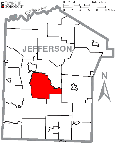 Locator map of Knox