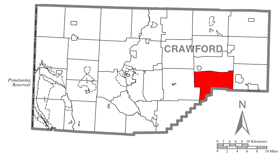 Locator map of Troy