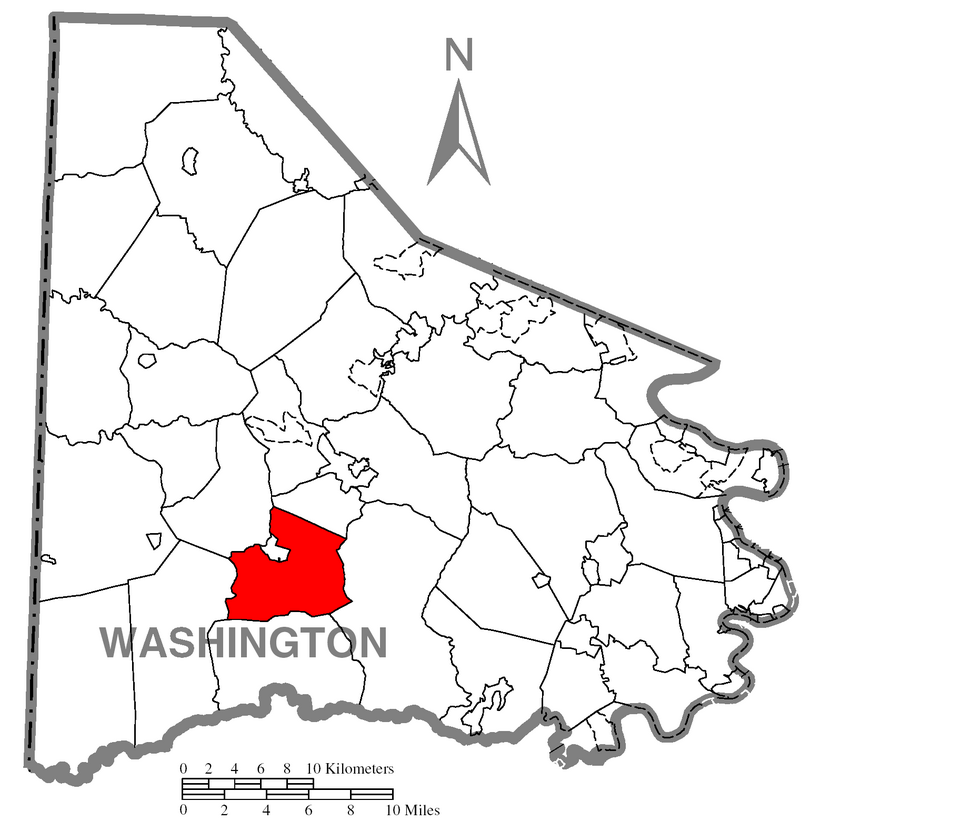 Locator map of South Franklin
