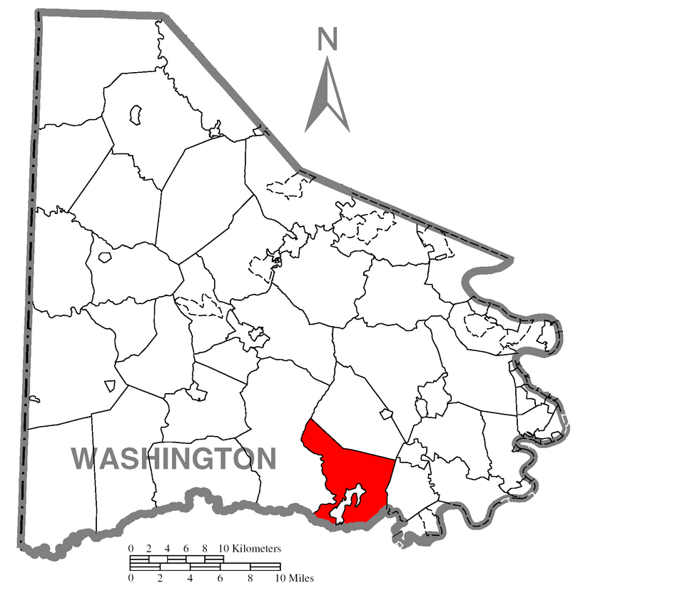 Locator map of West Bethlehem