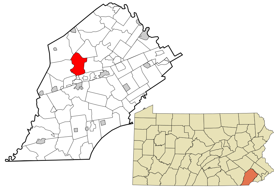 Locator map of West Brandywine