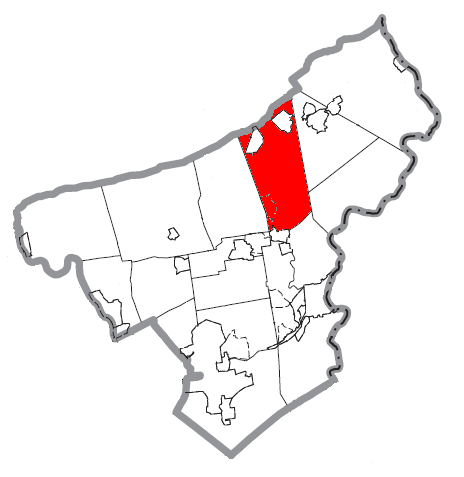 Locator map of Plainfield
