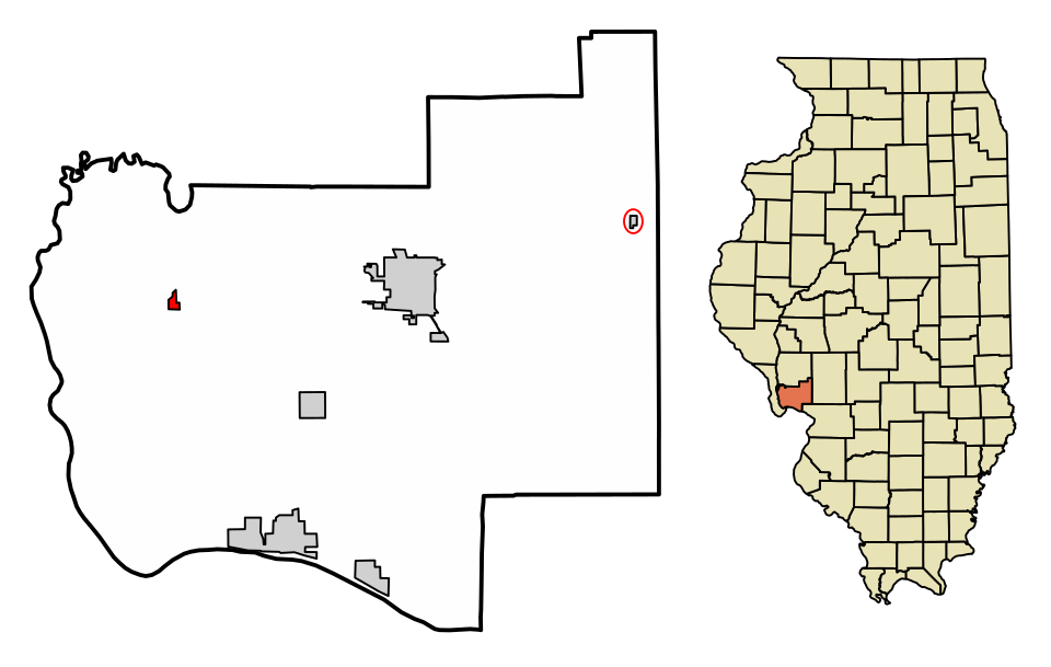 Locator map of Fieldon