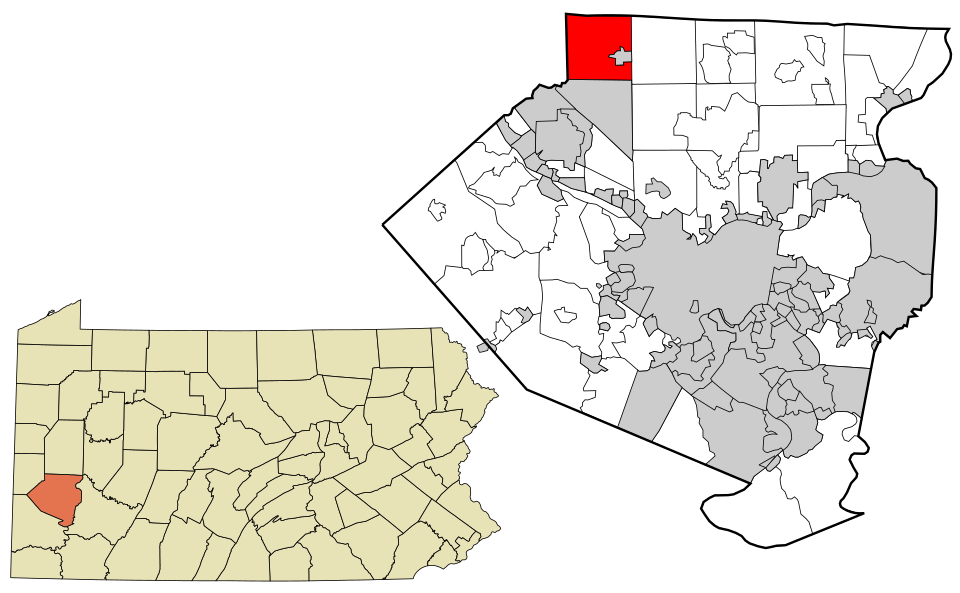 Locator map of Marshall