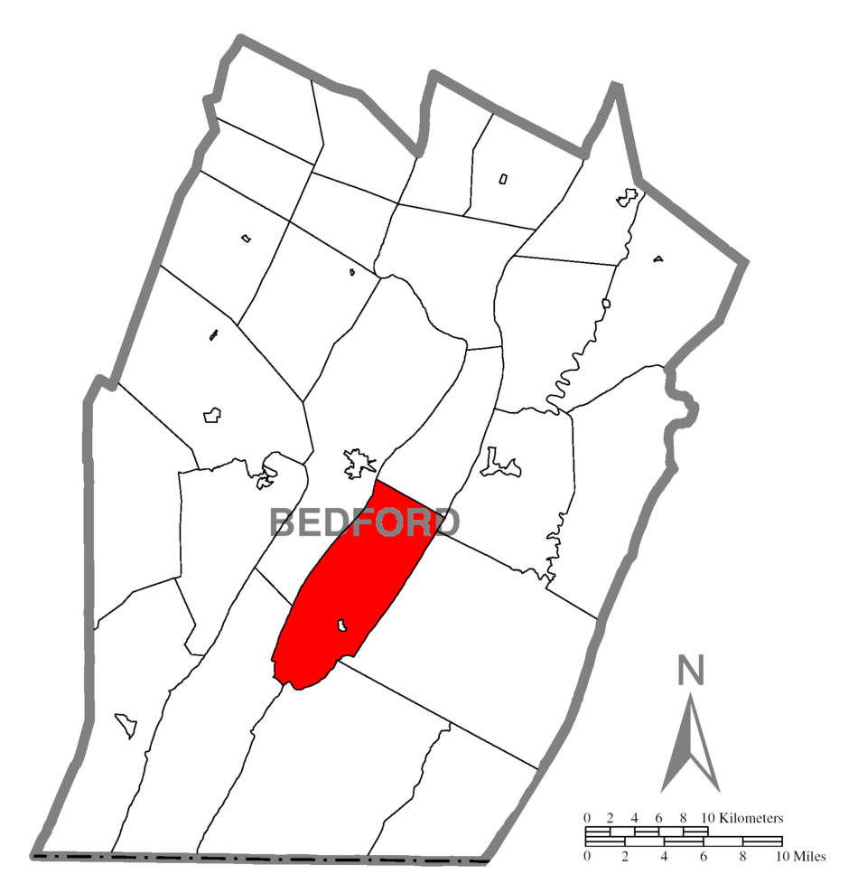 Locator map of Colerain