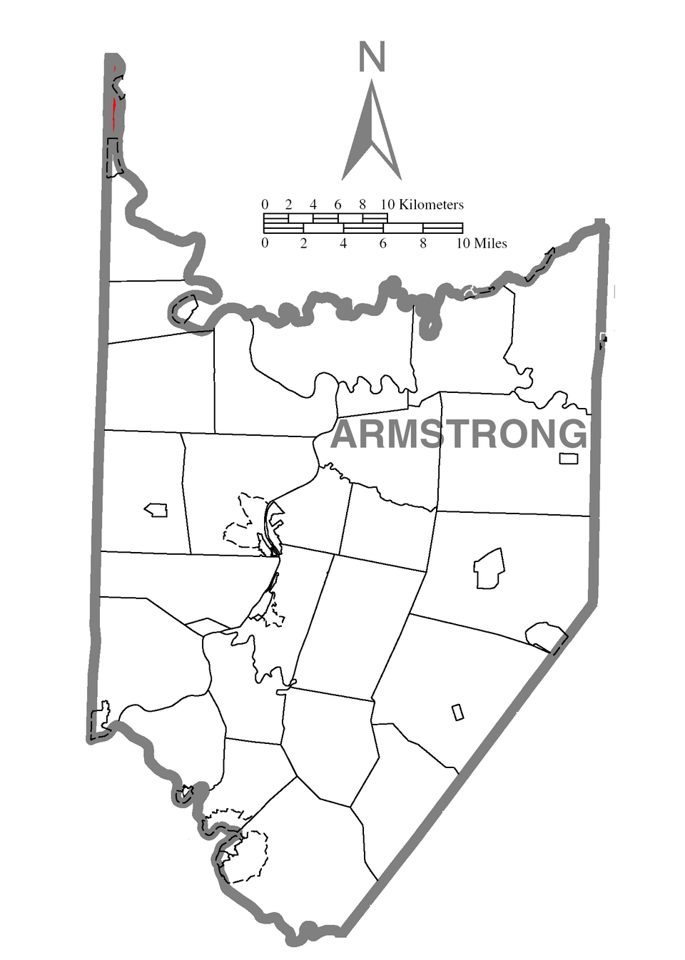 Locator map of Hovey