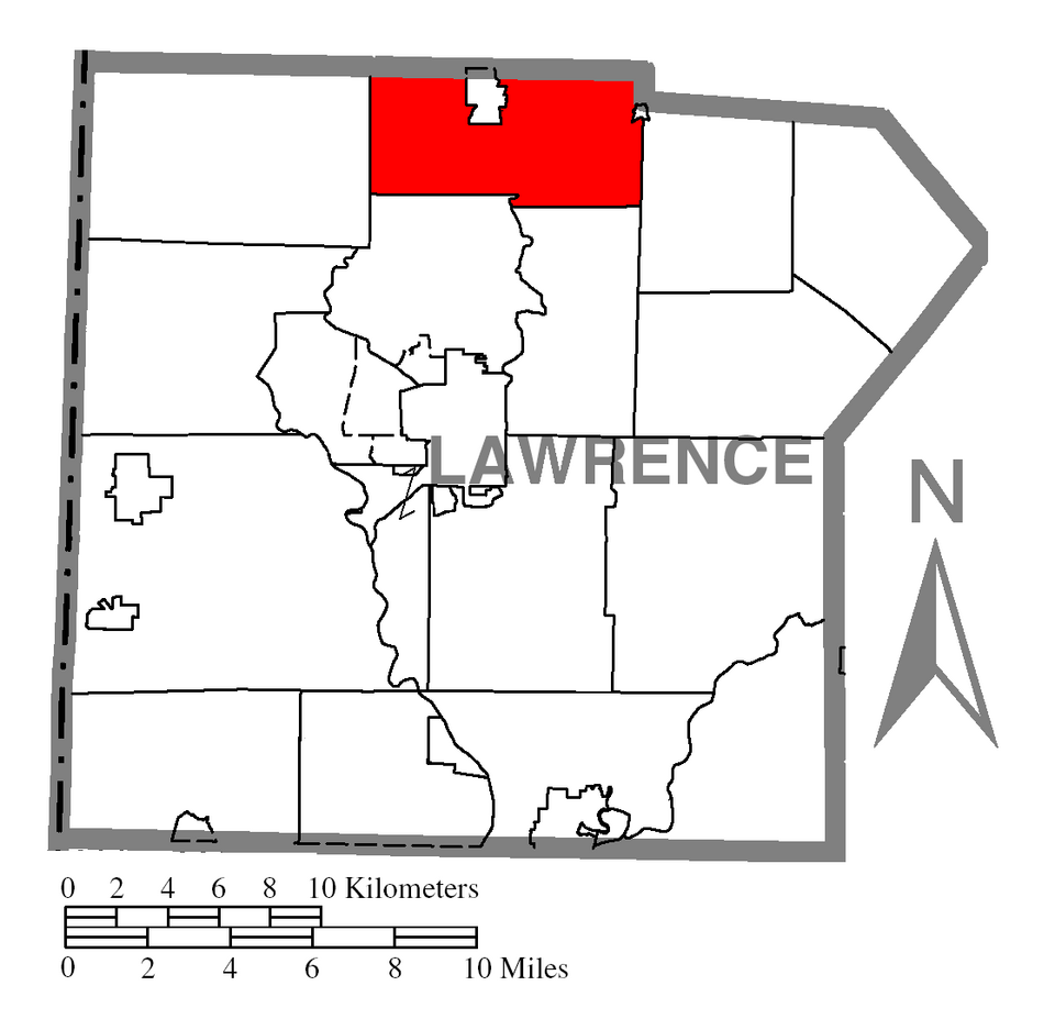 Locator map of Wilmington