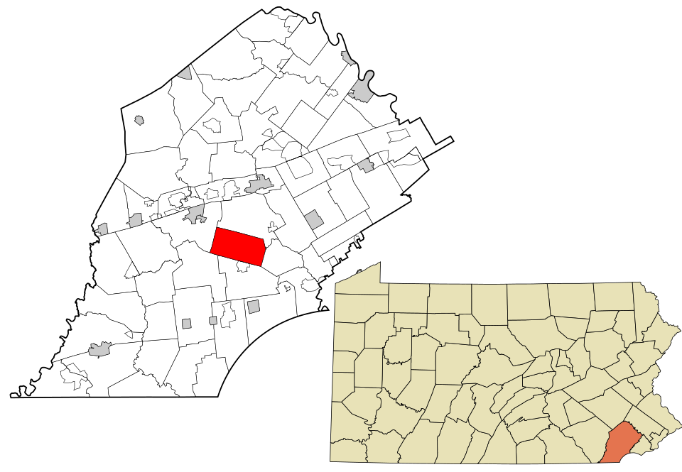 Locator map of Newlin