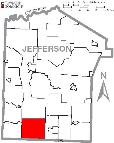 Locator map of Perry