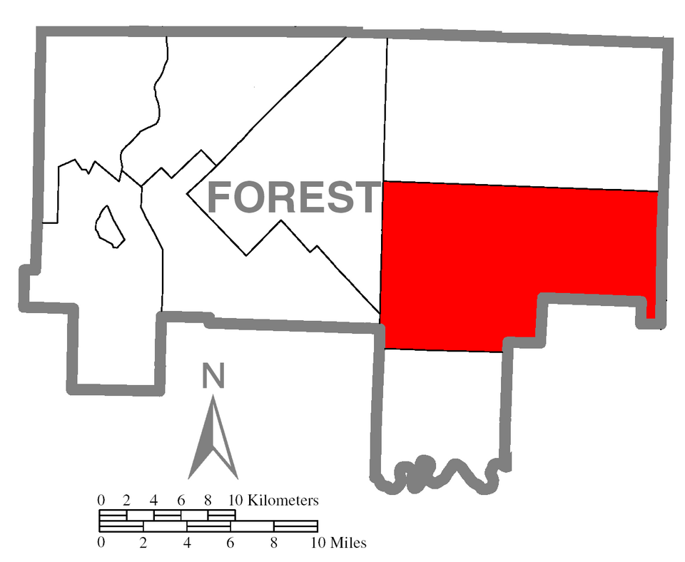 Locator map of Jenks