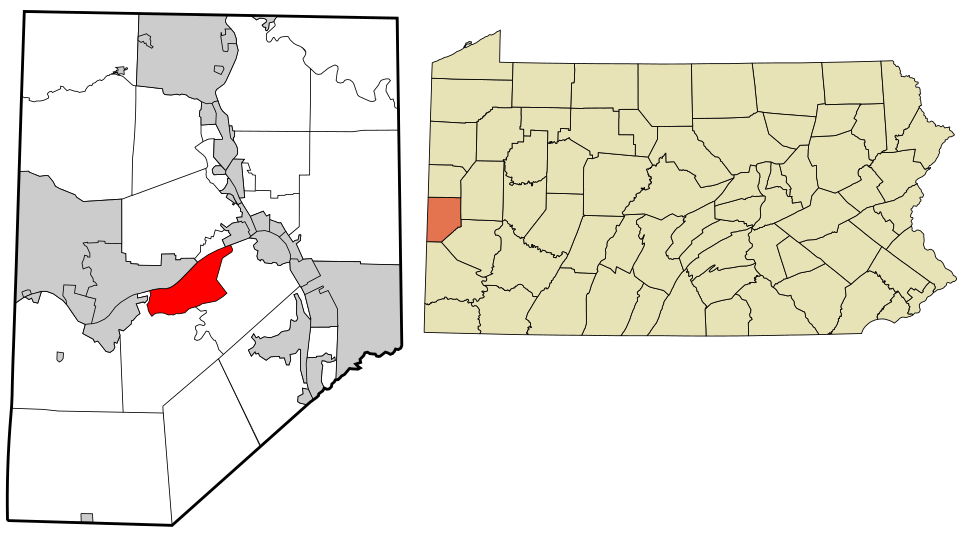 Locator map of Potter