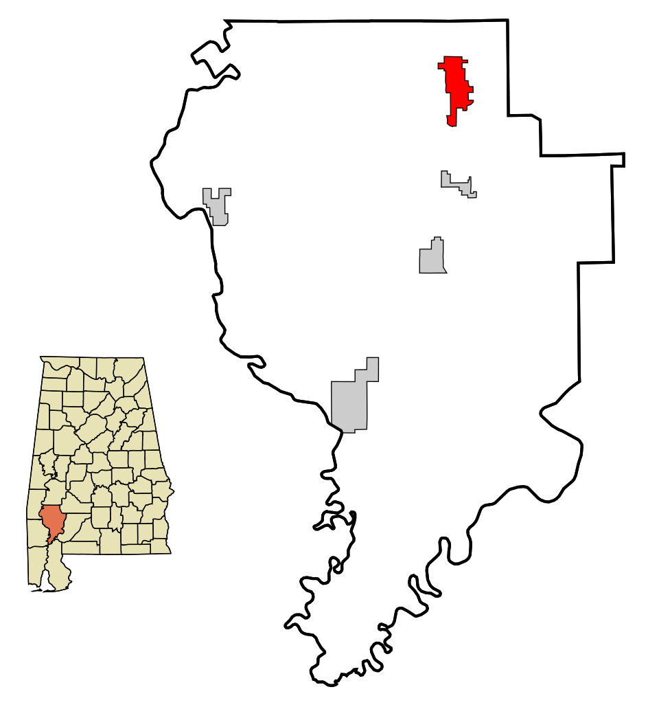 Locator map of Thomasville