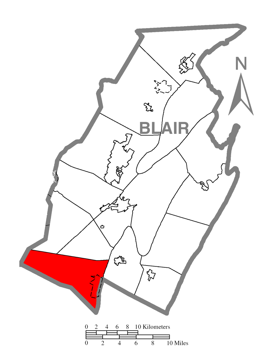 Locator map of Greenfield