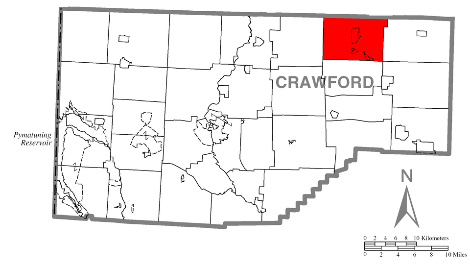 Locator map of Bloomfield