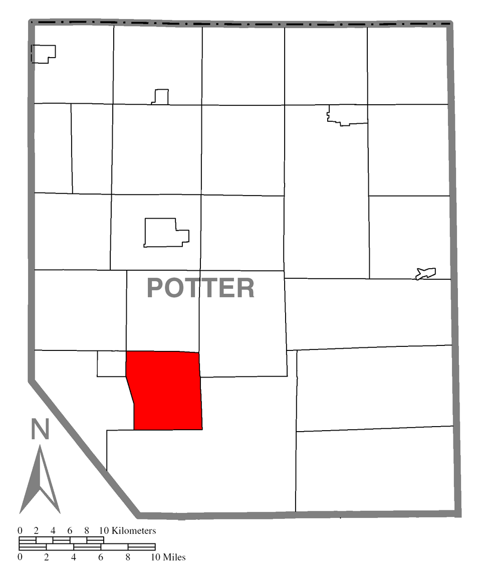 Locator map of Sylvania