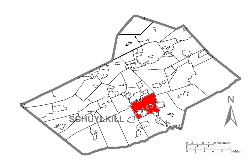 Map of North Manheim