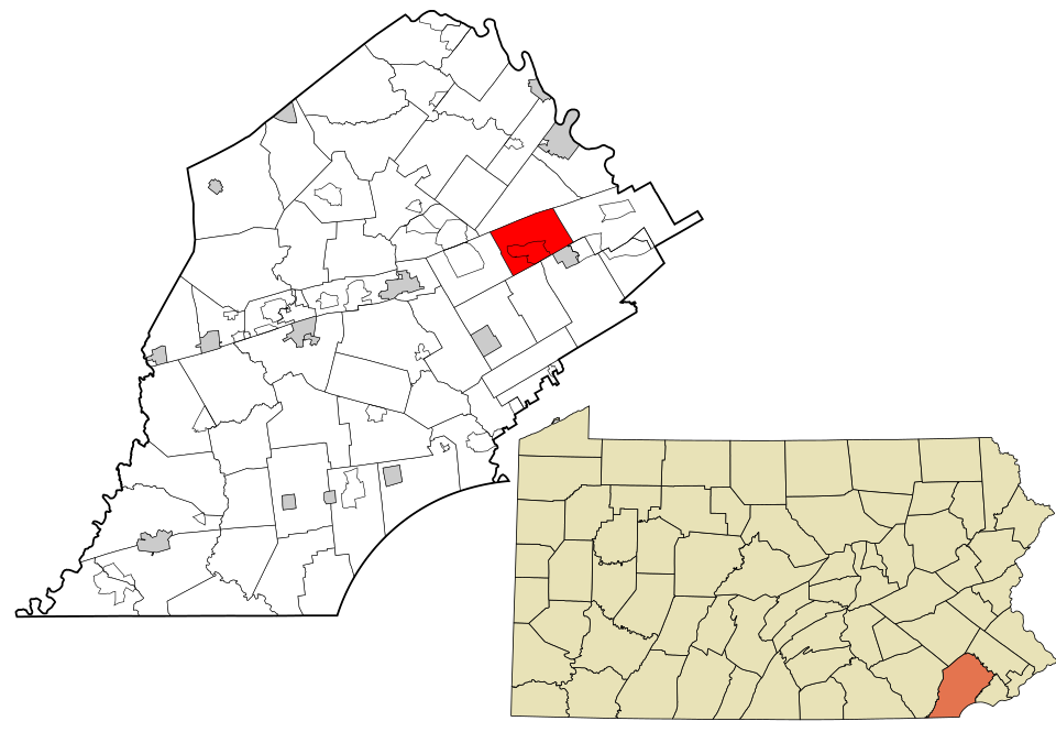 Map of East Whiteland