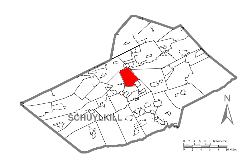 Locator map of New Castle