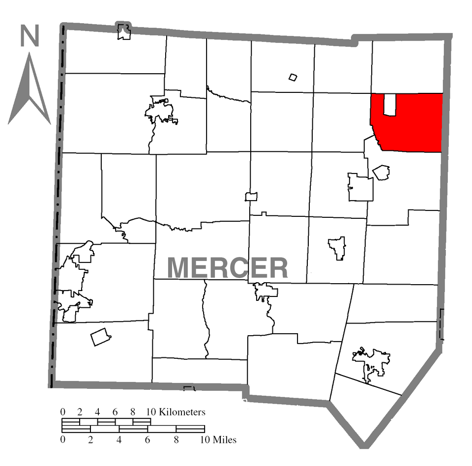 Locator map of Mill Creek