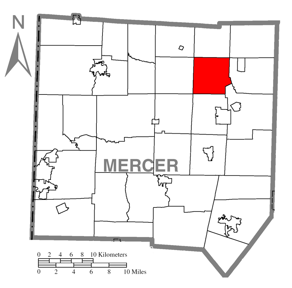 Locator map of New Vernon