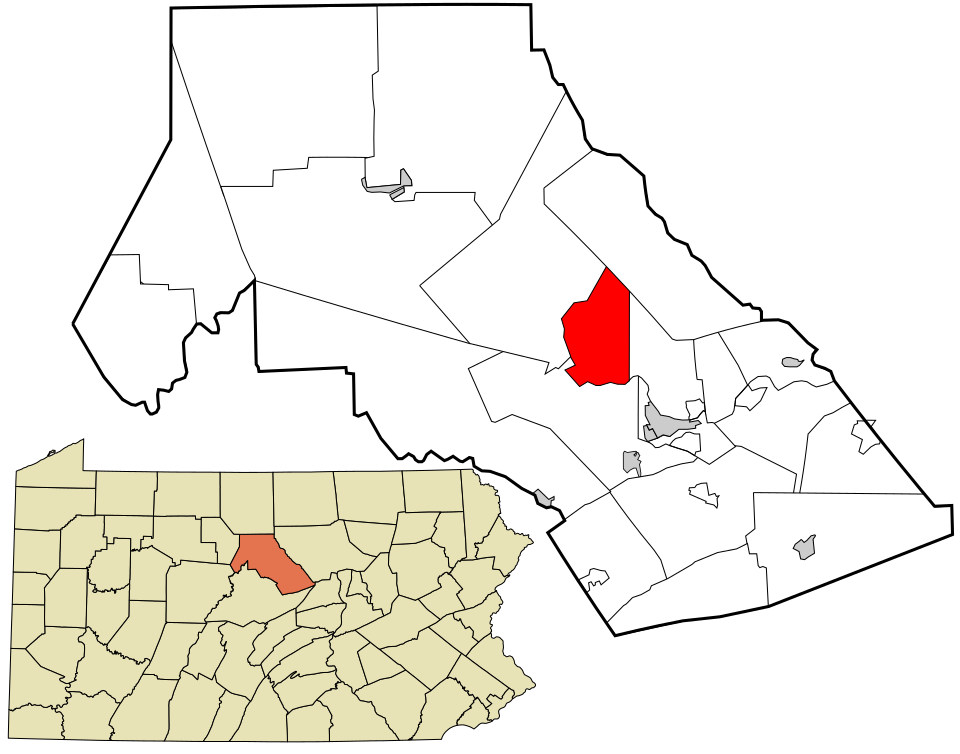 Locator map of Colebrook