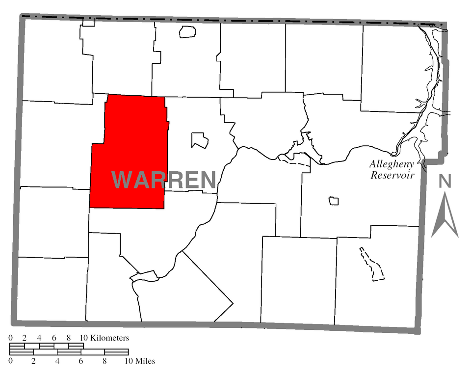 Locator map of Pittsfield