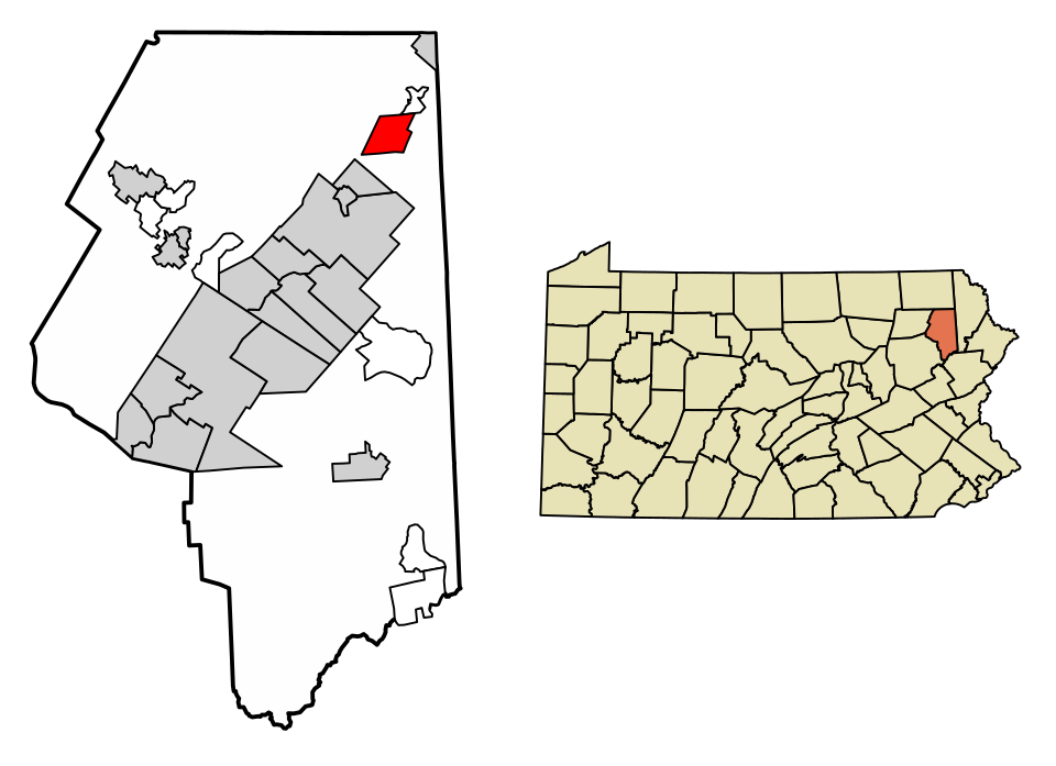 Locator map of Carbondale