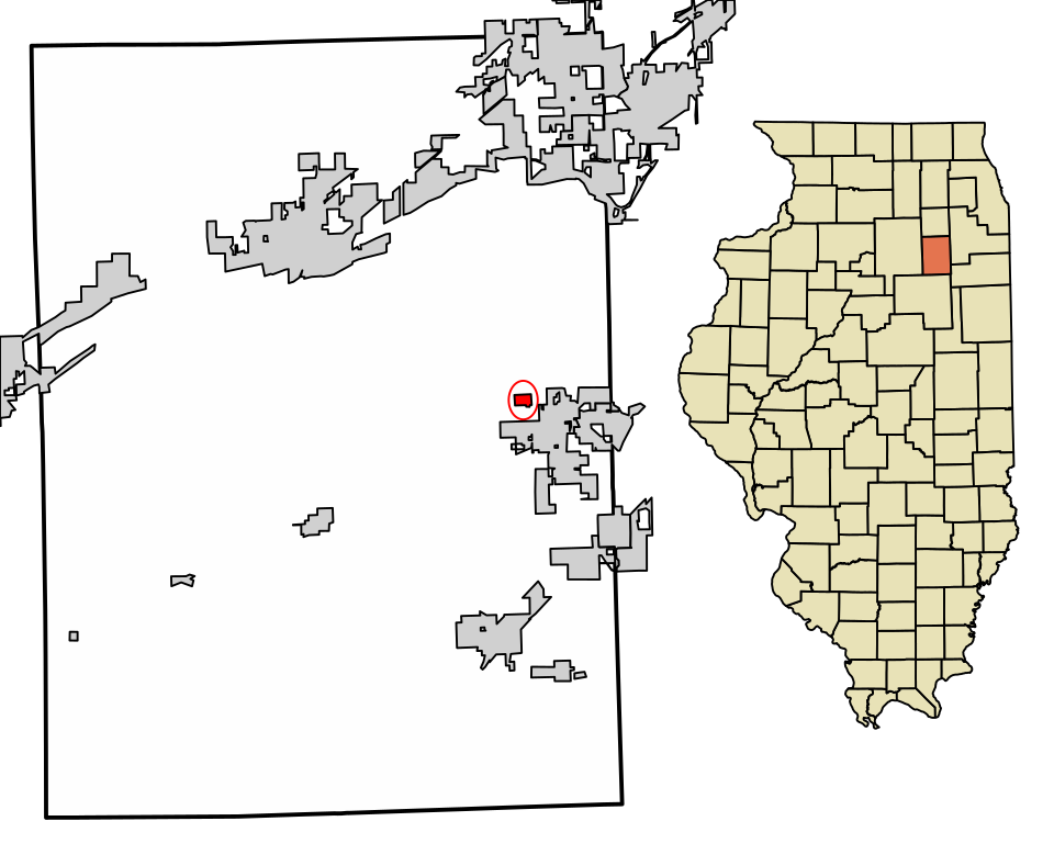 Locator map of Carbon Hill