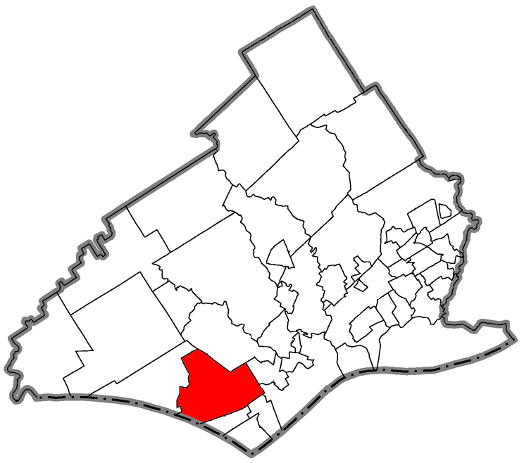 Map of Upper Chichester