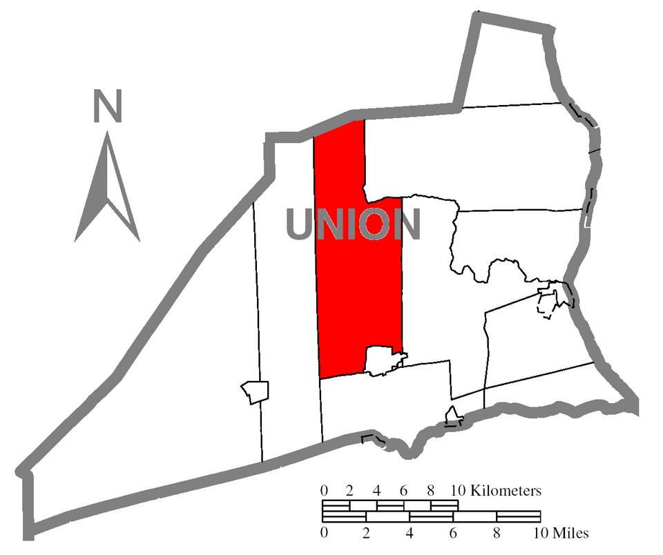 Locator map of West Buffalo