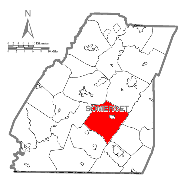 Locator map of Brothersvalley
