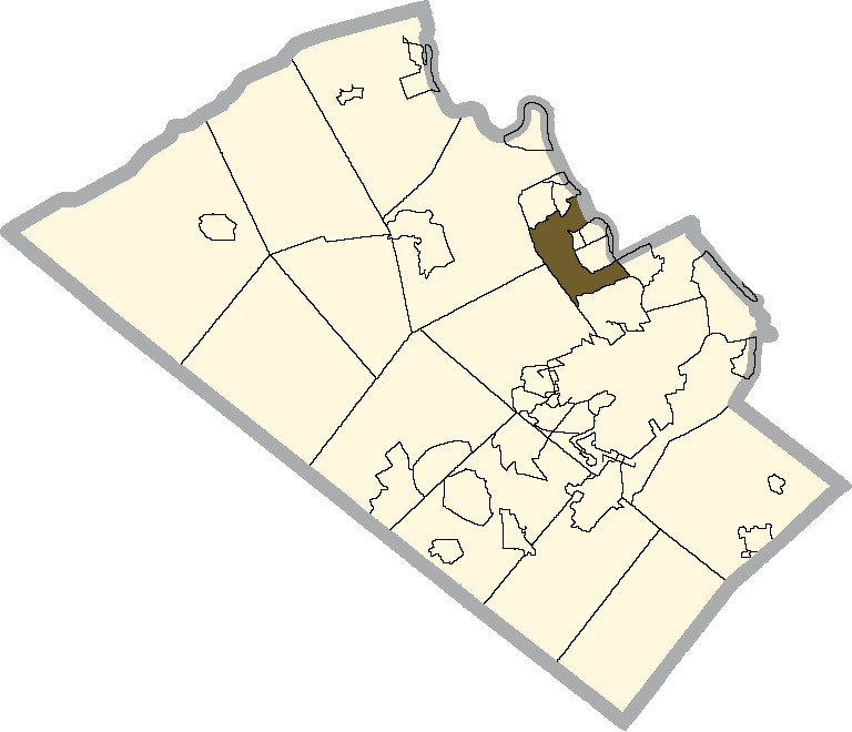 Map of Whitehall