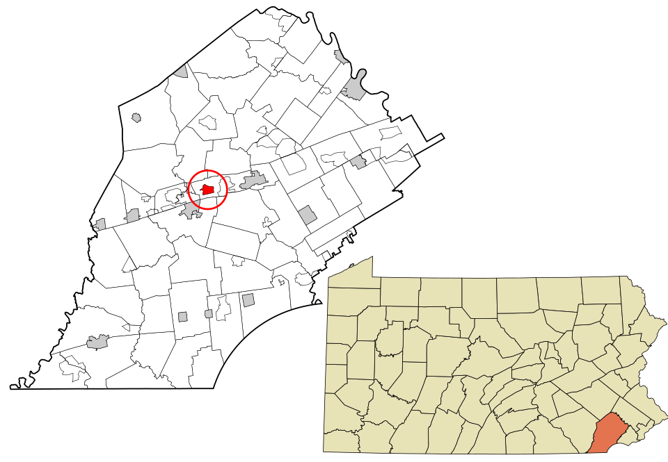 Locator map of Caln