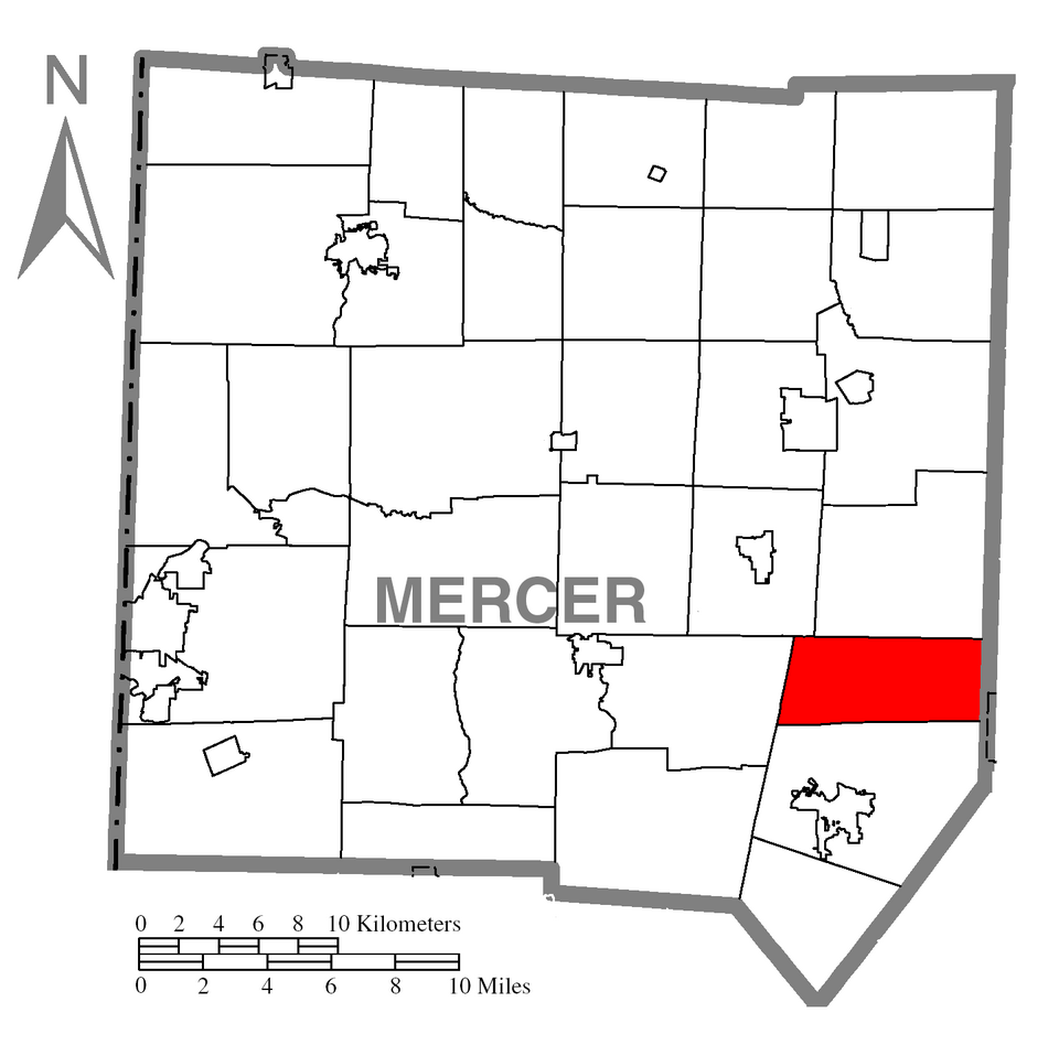 Locator map of Wolf Creek