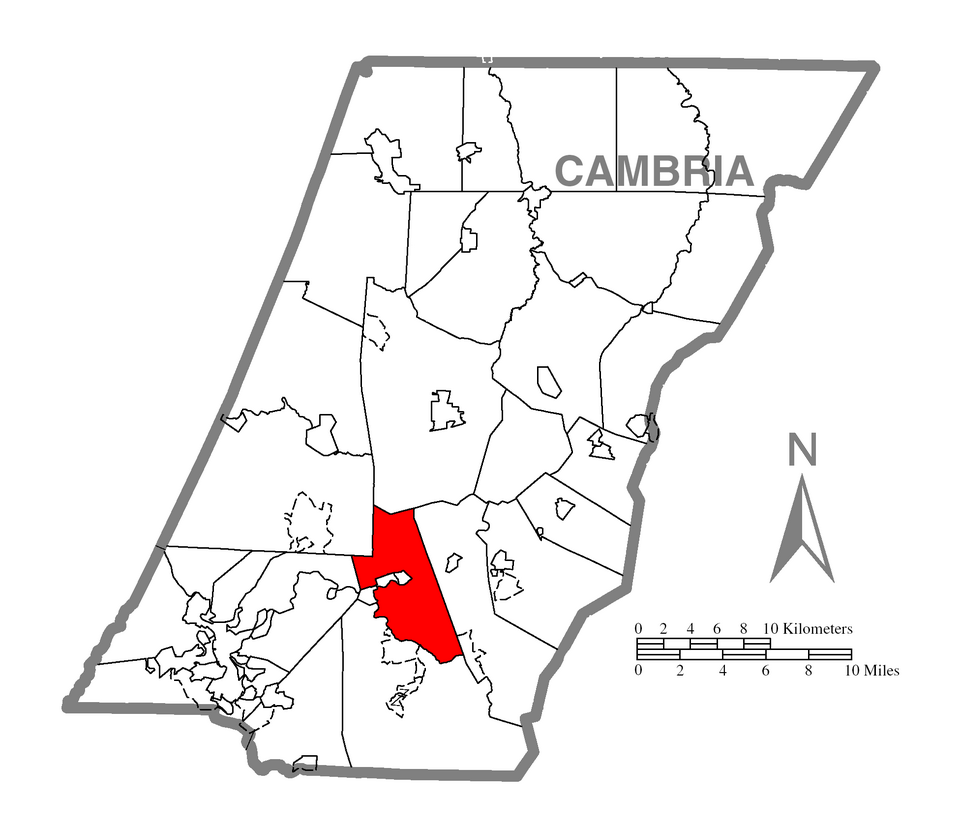 Locator map of Croyle