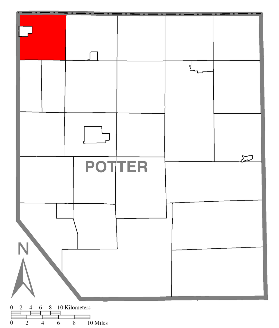 Locator map of Sharon