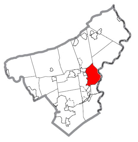 Locator map of Forks