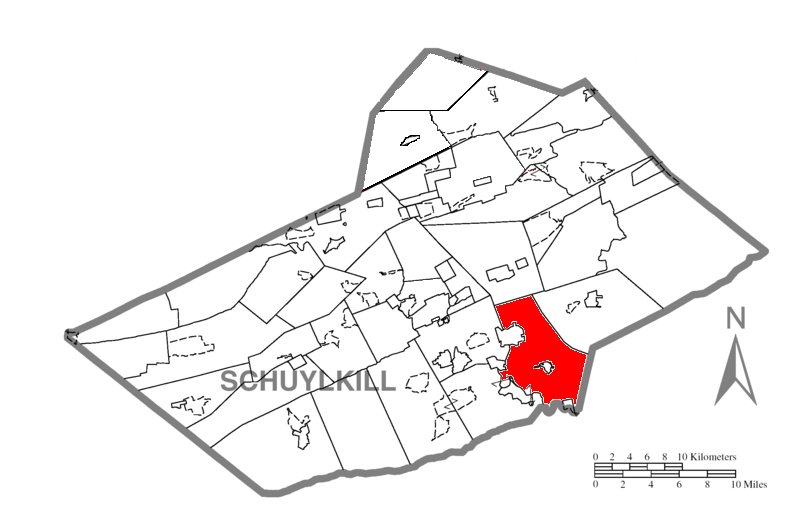 Locator map of West Brunswick