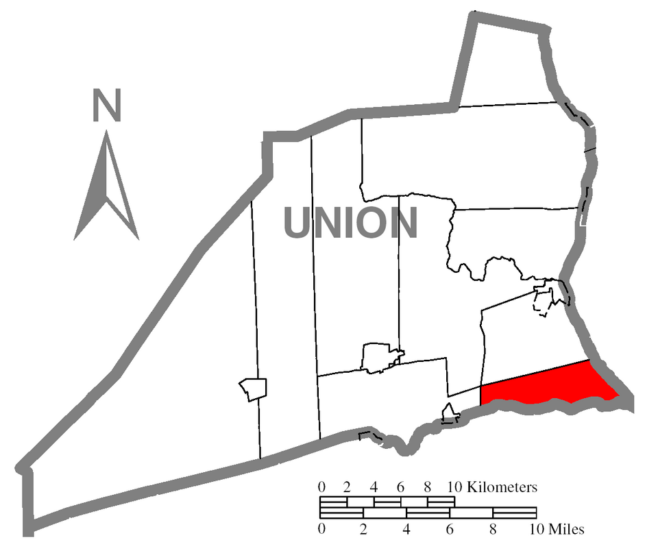 Locator map of Union