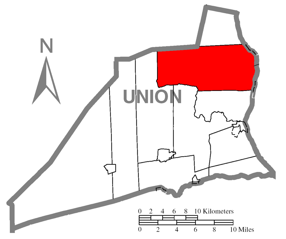 Locator map of White Deer