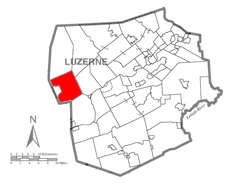 Locator map of Huntington
