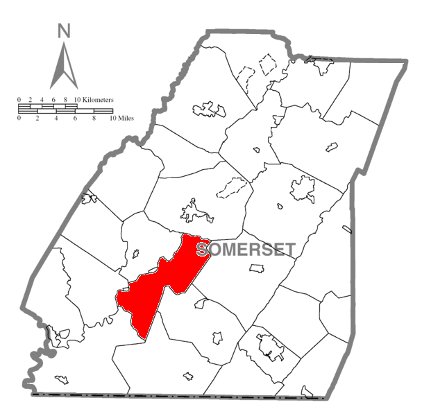 Locator map of Black